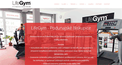 Desktop Screenshot of lifegym.sk