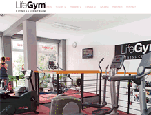 Tablet Screenshot of lifegym.sk